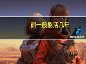 熊一般能活几年