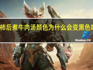 熬西红柿后煮牛肉汤颜色为什么会变黑色吃了有影响吗