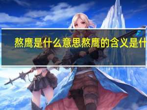 熬鹰是什么意思 熬鹰的含义是什么