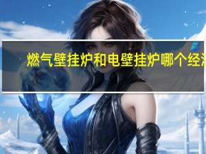 燃气壁挂炉和电壁挂炉哪个经济