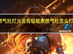 燃气灶打火没有哒哒声 燃气灶怎么打火图解