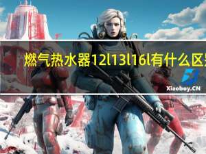 燃气热水器12l13l16l有什么区别
