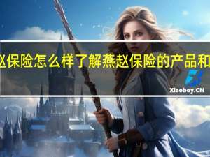 燕赵保险怎么样 了解燕赵保险的产品和服务质量