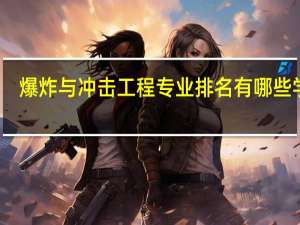 爆炸与冲击工程专业排名有哪些学校