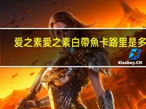 爱之素 愛之素 白帶魚卡路里是多少