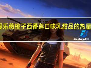 爱乐薇桃子西番莲口味乳甜品的热量是多少