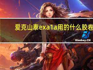 爱克山泰exa1a用的什么胶卷