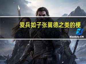 爱兵如子张翼德之类的梗（爱兵如子张翼德）