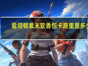 爱司顿 紫米软香包卡路里是多少