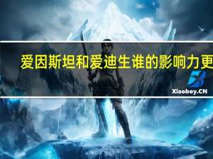 爱因斯坦和爱迪生谁的影响力更大