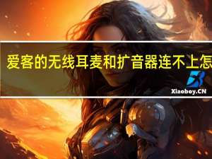爱客的无线耳麦和扩音器连不上怎么办