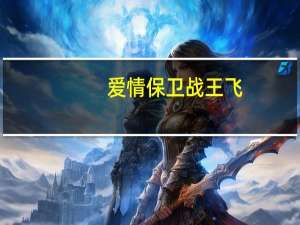 爱情保卫战王飞（王守英爱情保卫战）