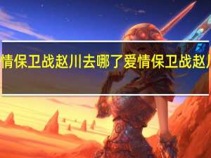 爱情保卫战赵川去哪了 爱情保卫战赵川去哪了