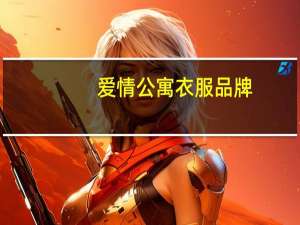 爱情公寓衣服品牌（爱情公寓衣服）