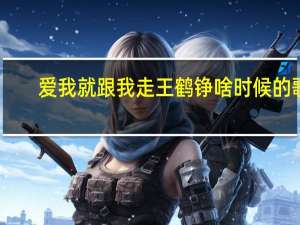 爱我就跟我走王鹤铮啥时候的歌（爱我就跟我走 王鹤铮）