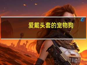 爱戴头套的宠物狗
