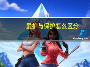 爱护与保护怎么区分