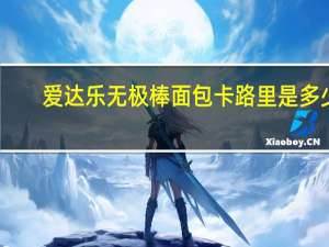 爱达乐 无极棒面包卡路里是多少
