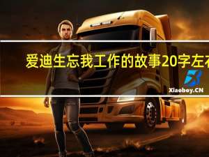 爱迪生忘我工作的故事20字左右（爱迪生忘我工作的故事20字左右）