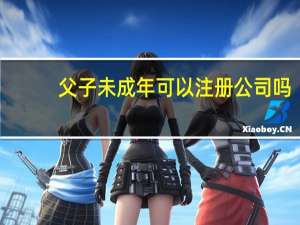 父子未成年可以注册公司吗（父子未删减版）
