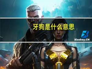 牙狗是什么意思