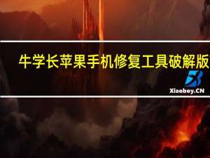 牛学长苹果手机修复工具破解版 V7.6.1 免费版（牛学长苹果手机修复工具破解版 V7.6.1 免费版功能简介）