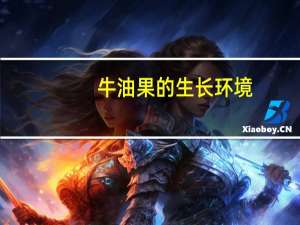 牛油果的生长环境