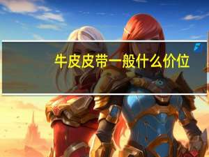 牛皮皮带一般什么价位