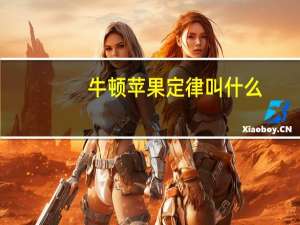 牛顿苹果定律叫什么