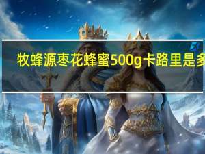 牧蜂源 枣花蜂蜜 500g卡路里是多少