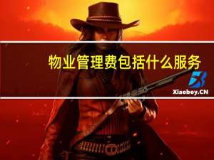 物业管理费包括什么服务