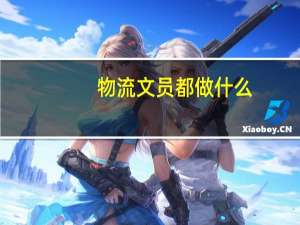 物流文员都做什么？