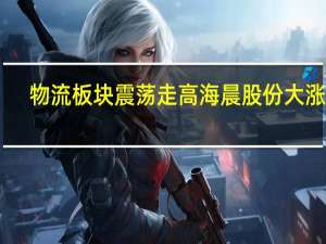 物流板块震荡走高海晨股份大涨13%