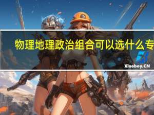 物理地理政治组合可以选什么专业