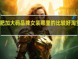 特大码加肥加大码品牌女装哪里的比较好 淘宝网加大码女装