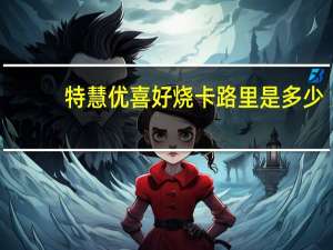 特慧优 喜好烧卡路里是多少