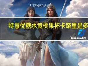 特慧优 糖水黄桃果杯卡路里是多少