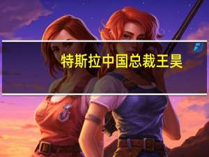 特斯拉中国总裁王昊：预计在不久的将来我们就会开始建设储能超级工厂产品将主要用于出口