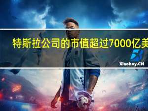 特斯拉公司的市值超过7000亿美元