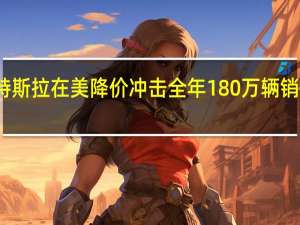 特斯拉在美降价 冲击全年180万辆销量目标