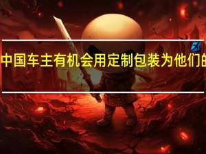 特斯拉让中国车主有机会用定制包装为他们的数字汽车上色