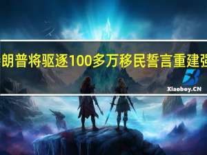 特朗普将驱逐100多万移民 誓言重建强硬政策