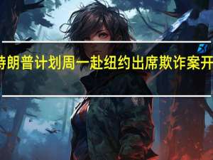 特朗普计划周一赴纽约出席欺诈案开庭审理