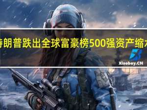 特朗普跌出全球富豪榜500强 资产缩水40亿！