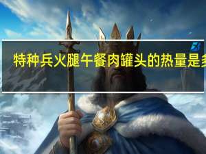 特种兵 火腿午餐肉罐头的热量是多少