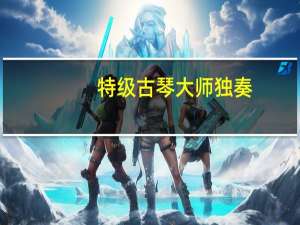特级古琴大师独奏（特级硬化剂）