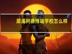 犀浦树德博瑞学校怎么样