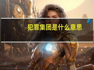 犯罪集团是什么意思