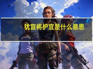 犹宜将护宜是什么意思
