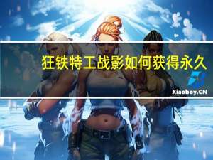 狂铁特工战影如何获得永久
